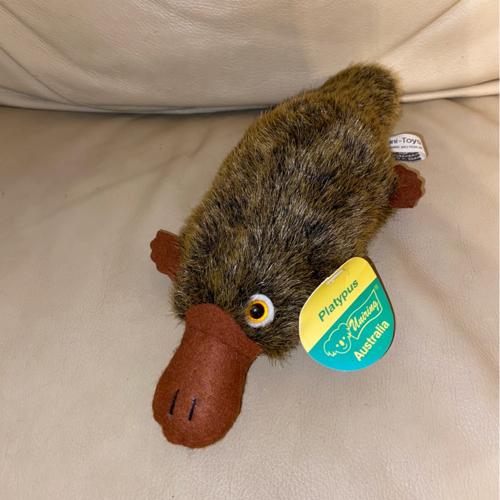 Platypus Realistic Plush Uni-Toys Australia Rare Stuffed animal
